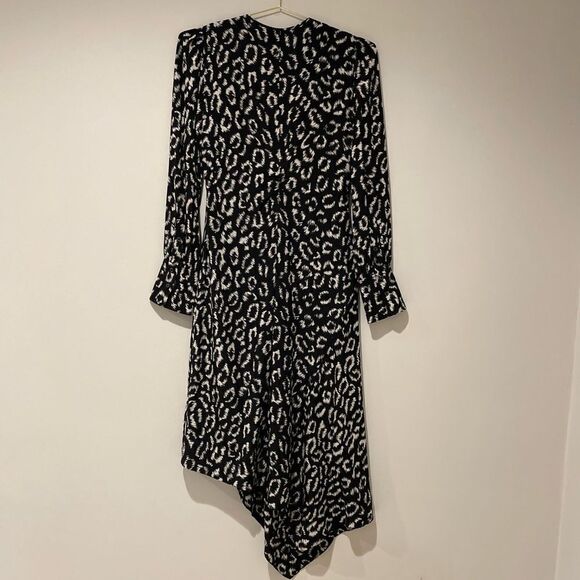 NWT A.L.C. Dress Sz. 6 animal Print Black and white - Picture 3 of 3